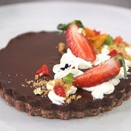 Vegan Dark Chocolate Torte