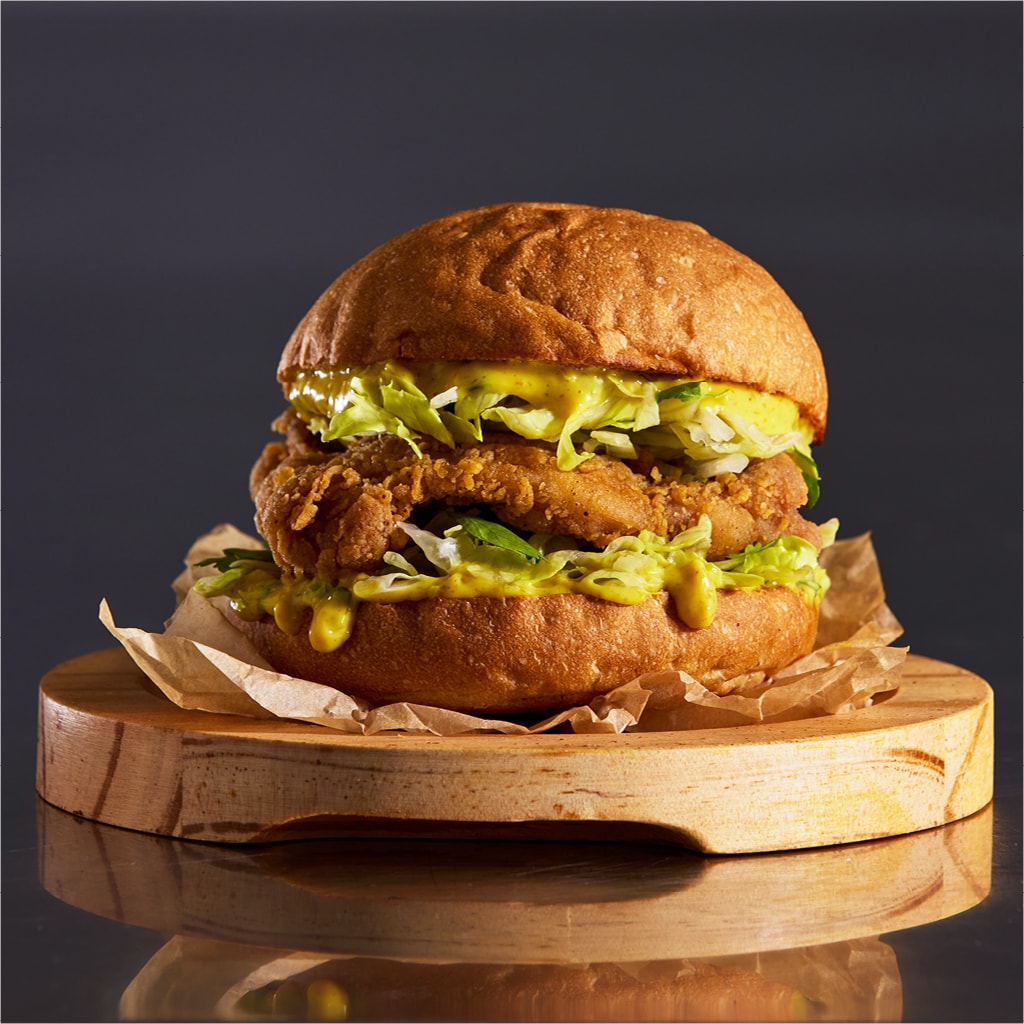 Coronation Chicken Burger