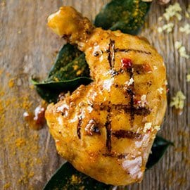 Curried Ginger Chicken Quarter