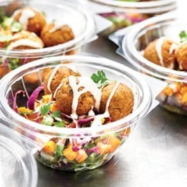 Falafel Red Slaw Salad