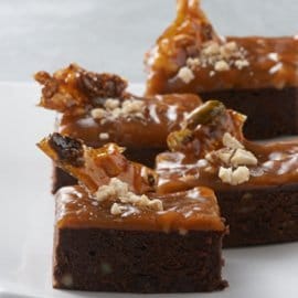 Nuts For Caramel Peanut Ganache Choco Brownie