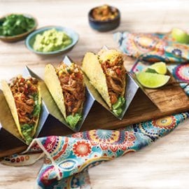 Pulled Sofrito Pork Tacos