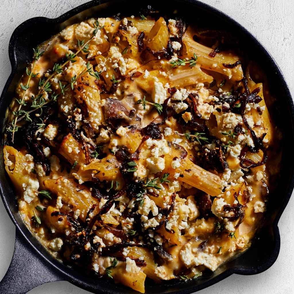 Biltong and Caramelised Onion Mac and Cheese