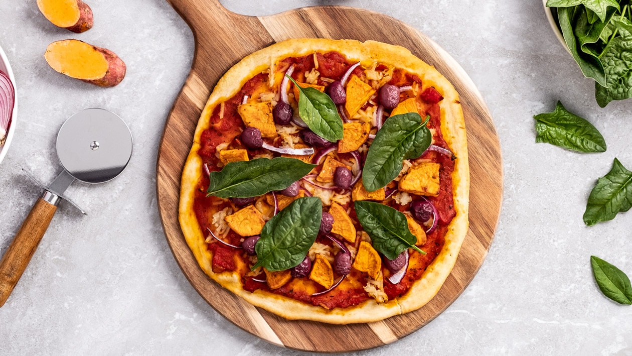 Vegan Sweet Potato Pizza – - Recipe