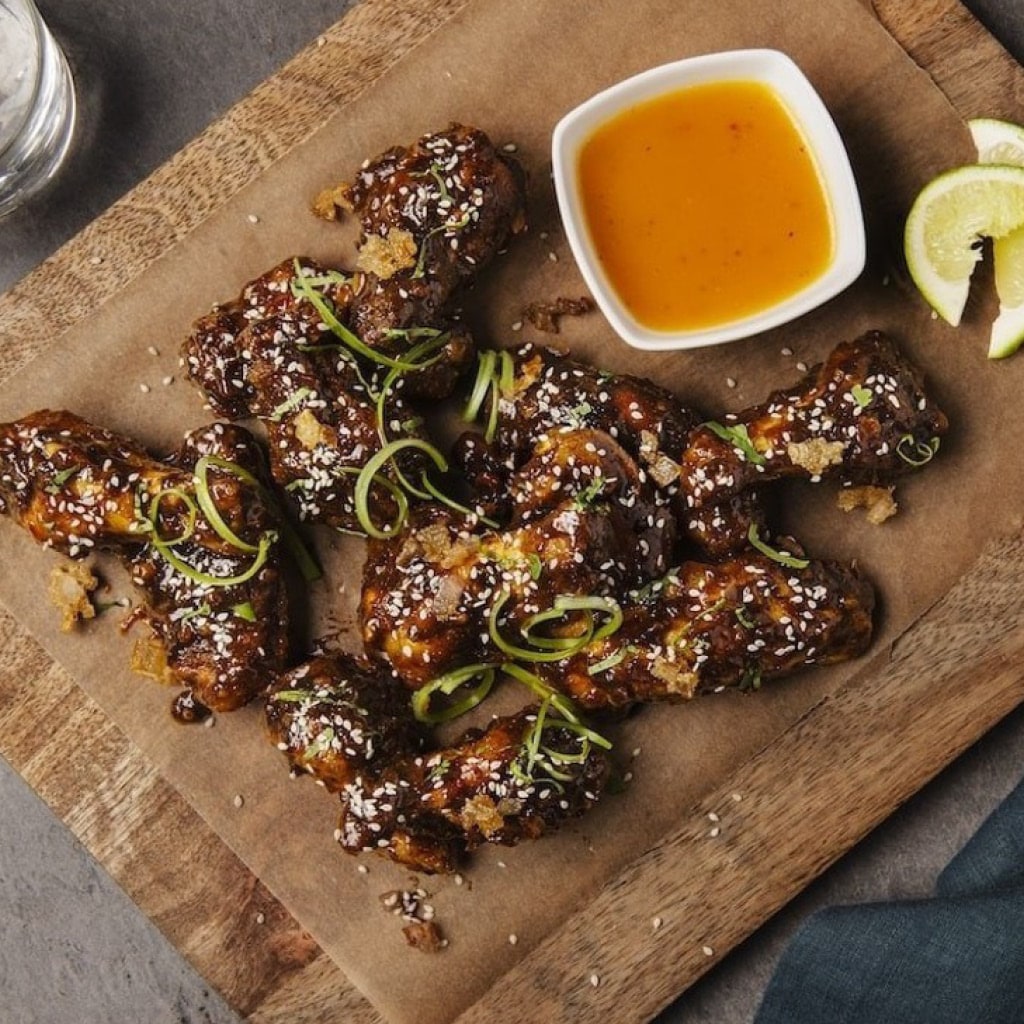 Honey and Soy Sesame Chicken Wings
