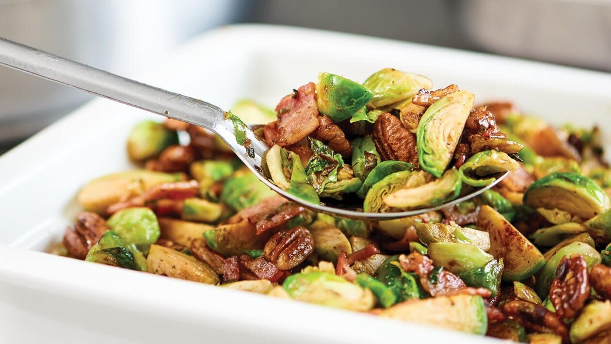 Honey Soy Bacon Roasted Brussels Sprouts – - Recipe
