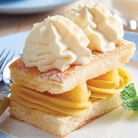Pineapple Cream Sponge Cake