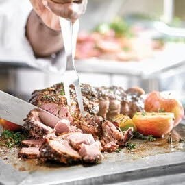 Pork Neck Pineapple Vodka Gravy