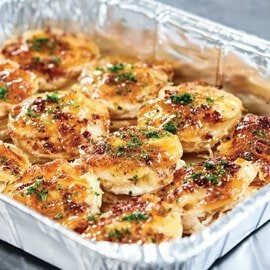 Skinny Potato and Bacon Tower Delight