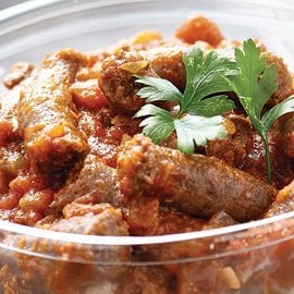 Tomato, Onion & Boerewors Bredie