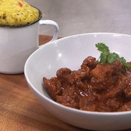 Spicy Durban Beef Curry and Jeqe in a Mug