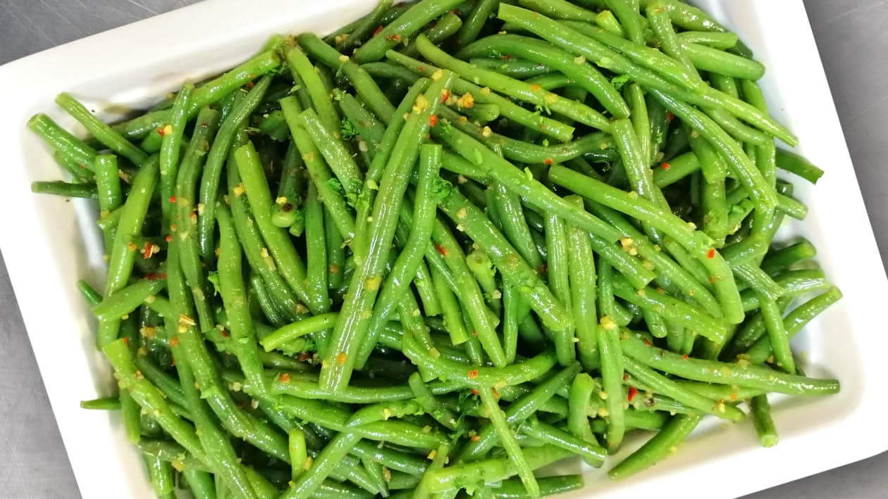 Green Beans with Veggie Seasoning – - Recipe