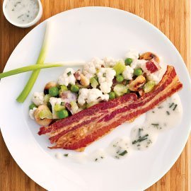 Cauliflower, Cashew Nut and Pea Salad