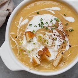 Sweet Potato and Tofu Soup