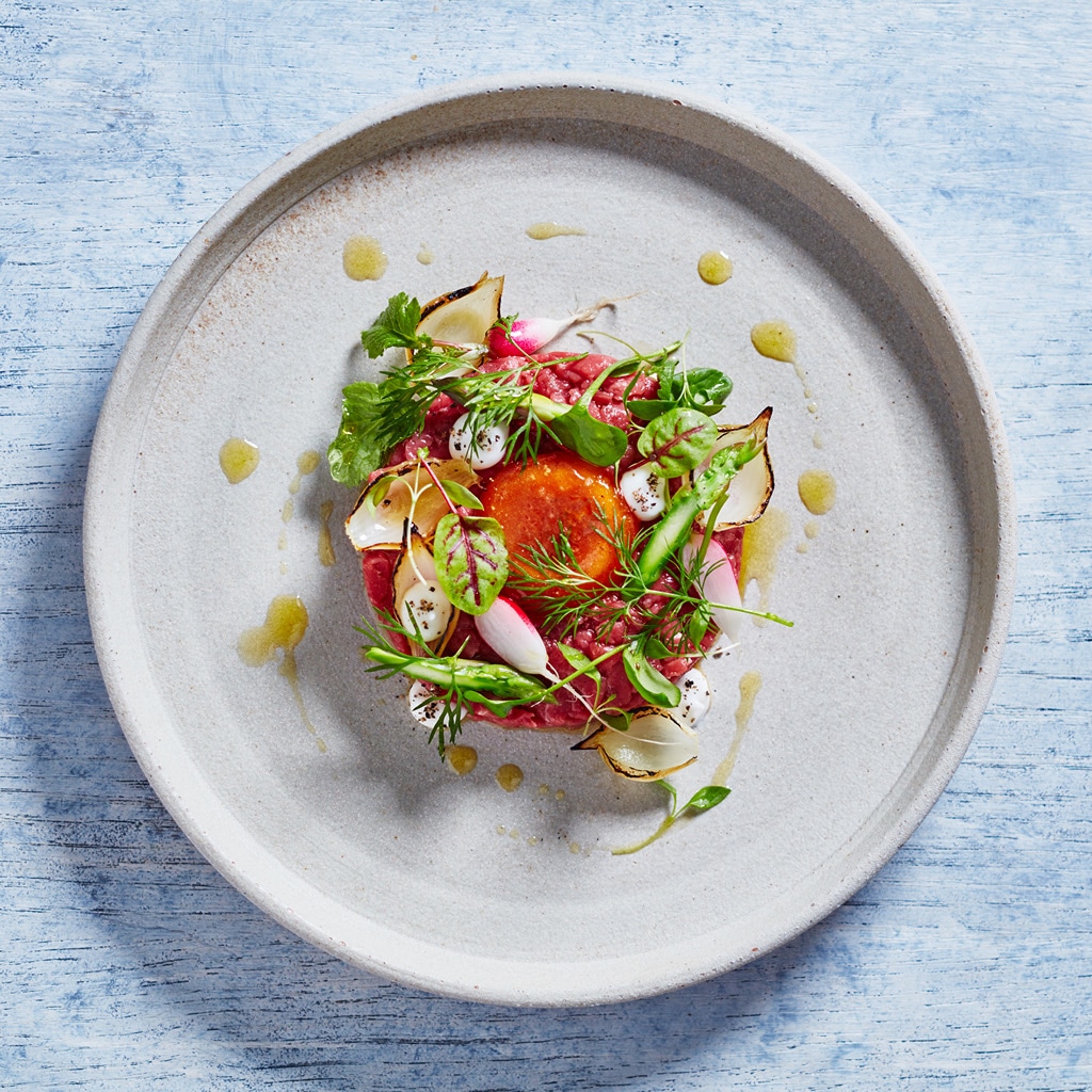Steak Tartare with Quick-cured Egg