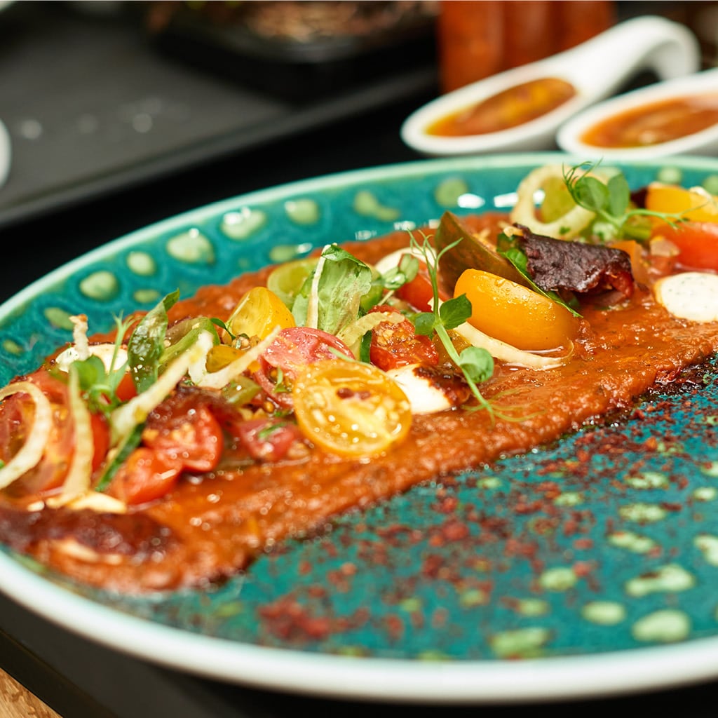 Triple Rainbow Tomato Velouté