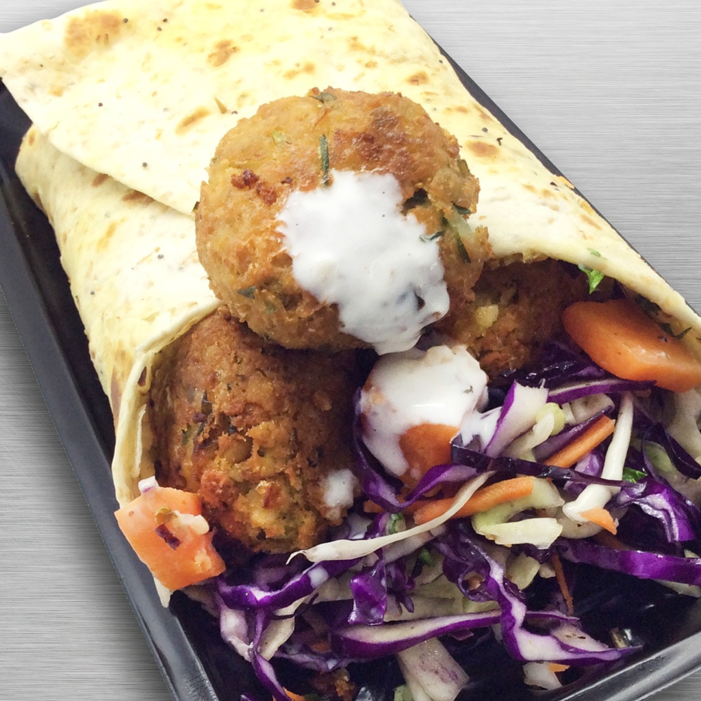 Falafel Red Slaw Wrap