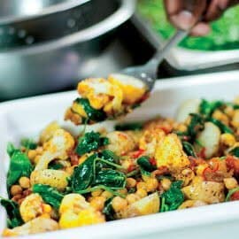 Fiery Cauliflower with a Coriander Blast