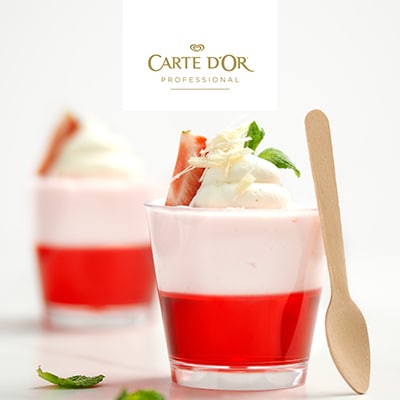 CARTE D'OR Strawberry Jelly - 2 Kg - Carte D’Or Jelly is quick to make, comes in a variety of colourful fruity flavours and sets every time.*
*Follow on pack recipe
